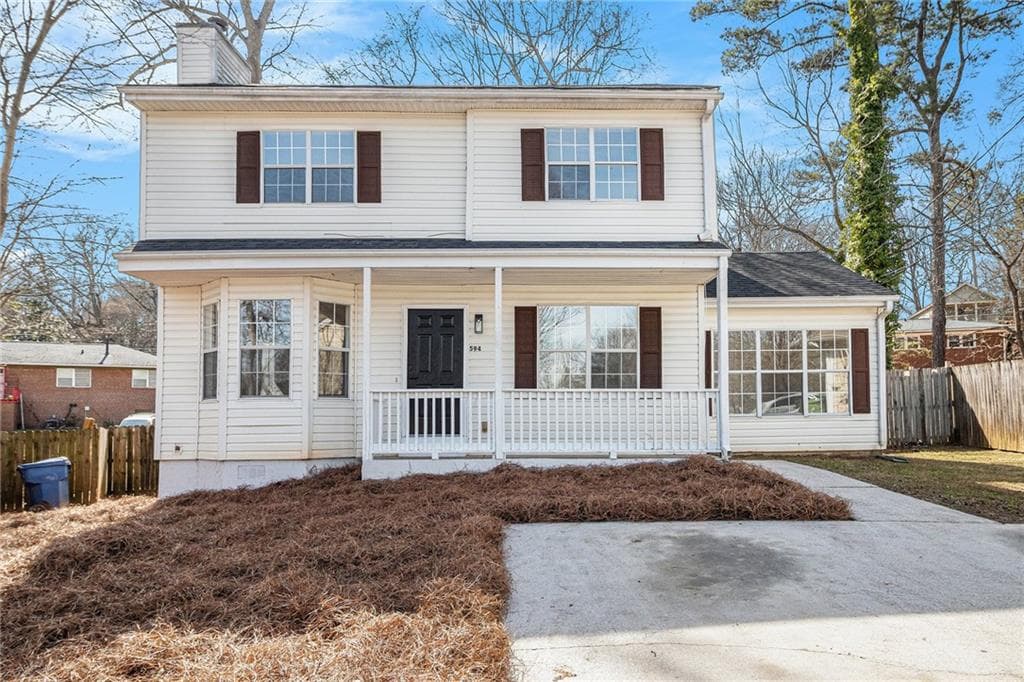 4 bedroom, 3 bathroom, 1,500 sq ft single family residence sold at 594 Waynes Court, Atlanta, GA 30354