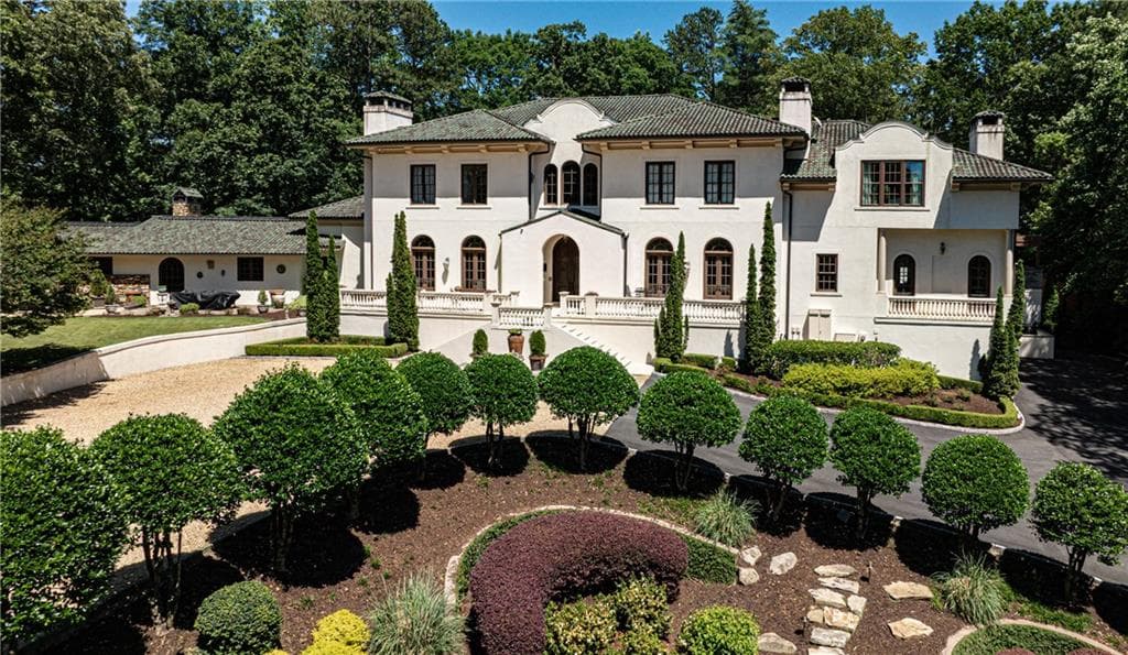 7 bedroom, 10 bathroom, 12,066 sq ft single family residence sold at 4309 Sentinel Post Road, Atlanta, GA 30327