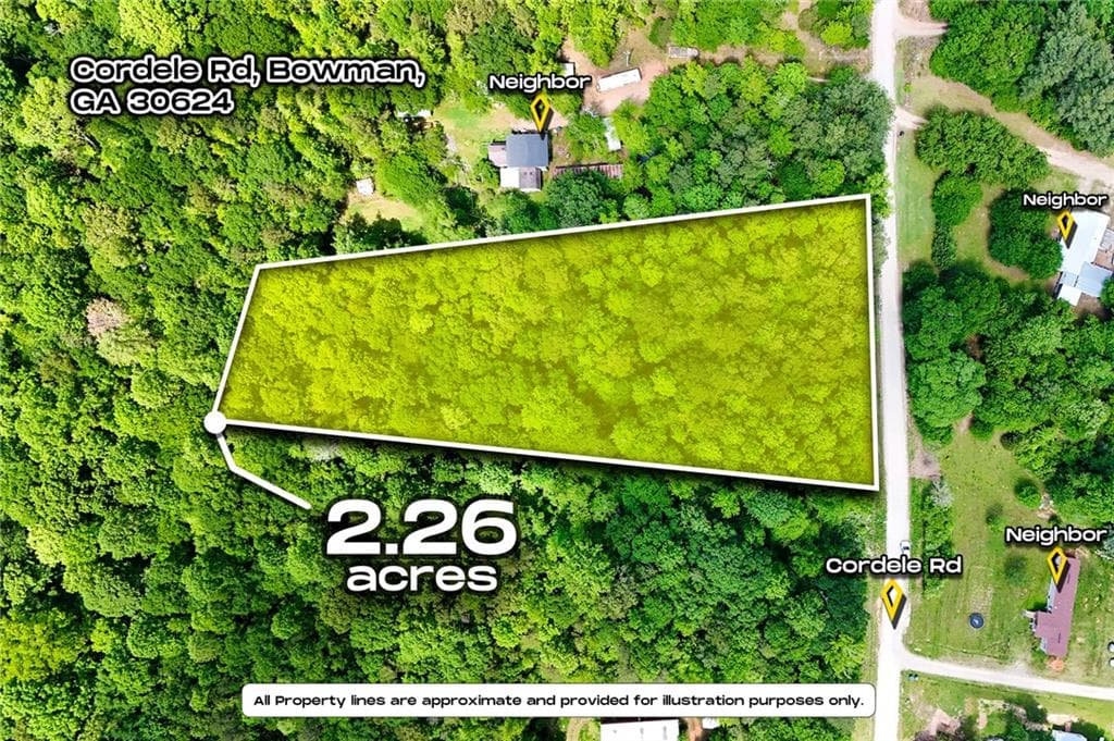 single family residence sold at 0 Cordell Road, Bowman, GA 30624