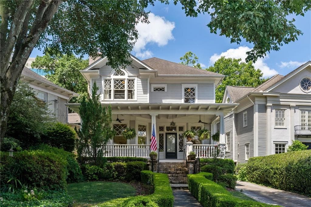 5 bedroom, 6 bathroom, 4,887 sq ft single family residence sold at 34 PEACHTREE Circle, Atlanta, GA 30309