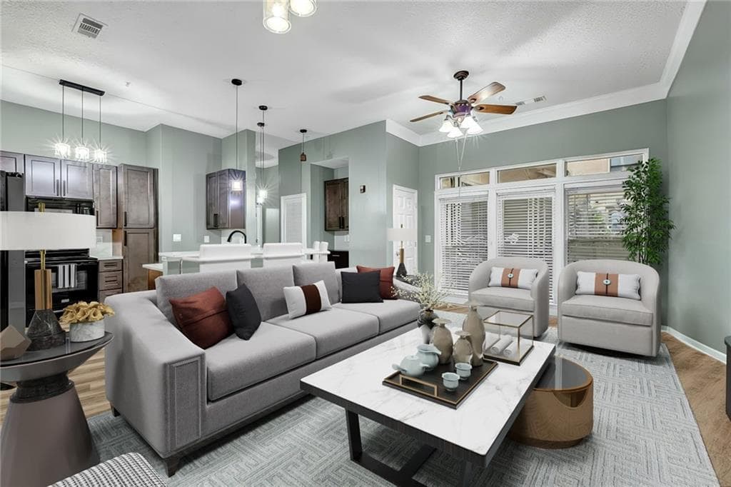 1 bedroom, 2 bathroom, 884 sq ft condominium sold at 400 17th Street 1129, Atlanta, GA 30363