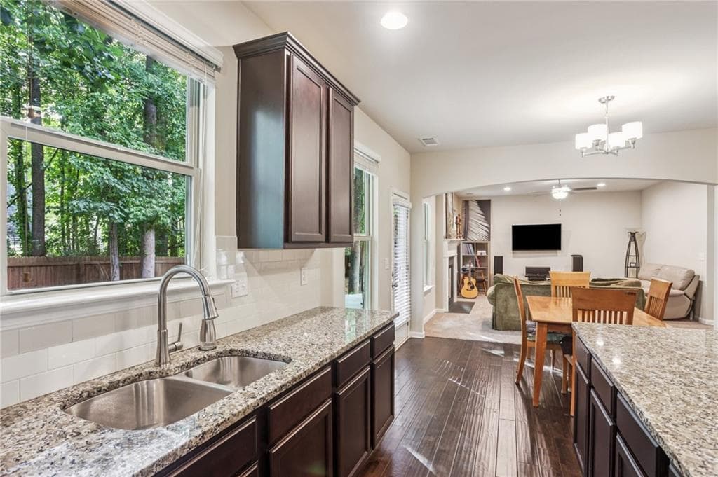 4 bedroom, 3 bathroom, 2,330 sq ft single family residence sold at 3051 Powder Way, Marietta, GA 30008