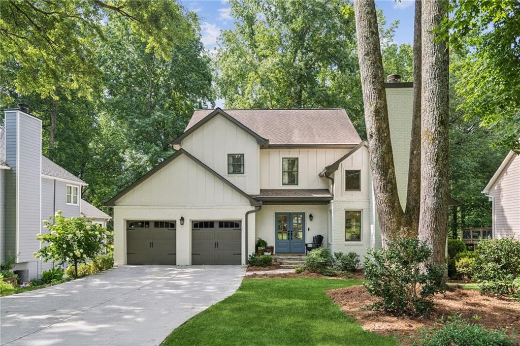 5 bedroom, 4 bathroom single family residence sold at 1033 Pine Grove Drive, Alpharetta, GA 30009