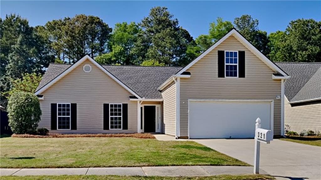 4 bedroom, 3 bathroom, 1,950 sq ft single family residence sold at 321 Shadowbrooke Drive, Loganville, GA 30052