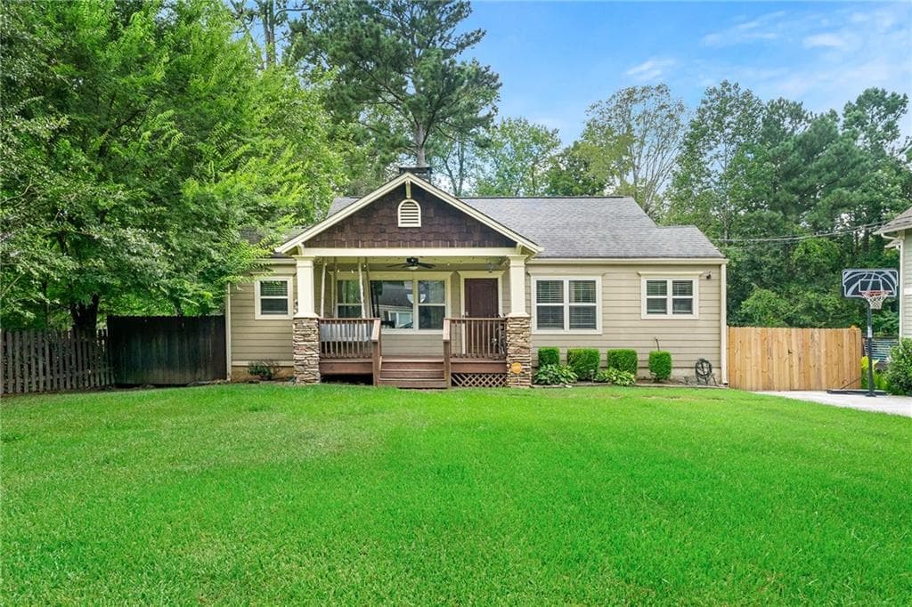 3 bedroom, 2 bathroom, 1,492 sq ft single family residence sold at 1731 Parkhill Drive, Decatur, GA 30032