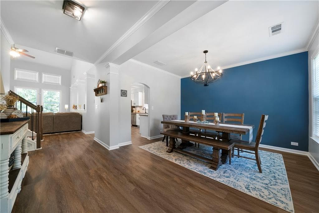5 bedroom, 3 bathroom single family residence sold at 203 Longwood Crossing, Dallas, GA 30132