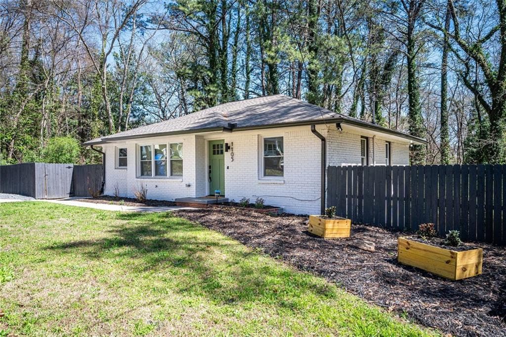 5 bedroom, 3 bathroom, 2,376 sq ft single family residence sold at 1105 Gun Club Road, Atlanta, GA 30318