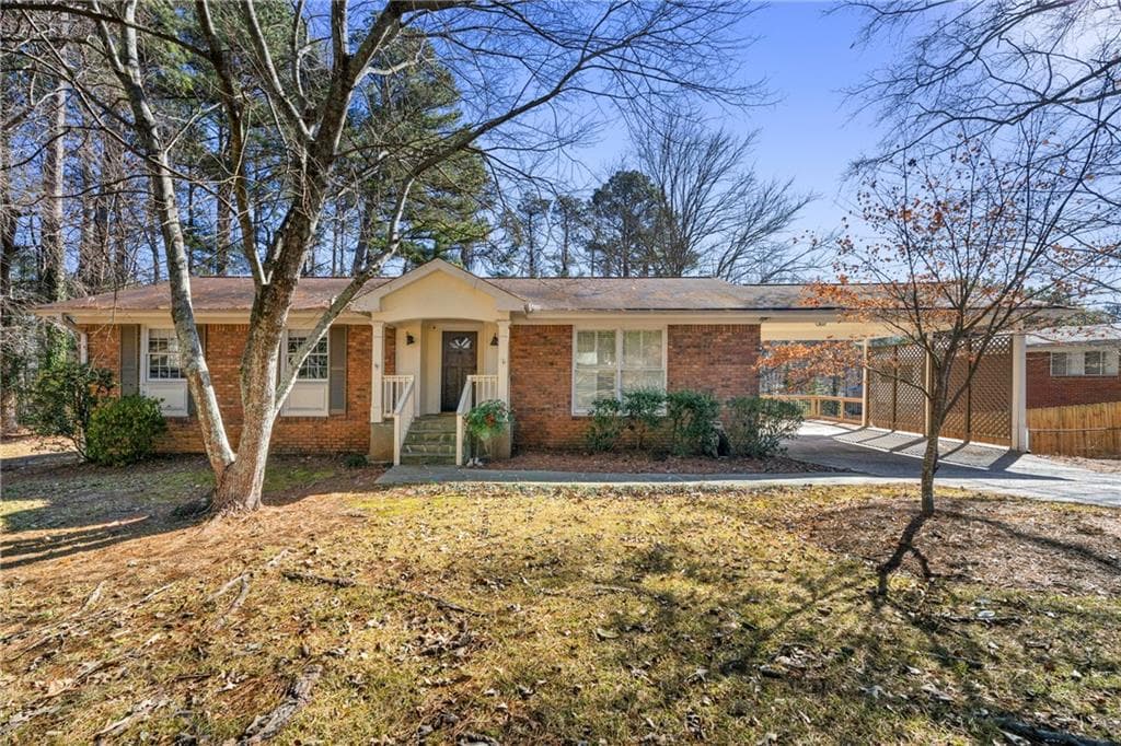 3 bedroom, 2 bathroom, 2,073 sq ft single family residence sold at 1900 Holly Springs Road, Marietta, GA 30062