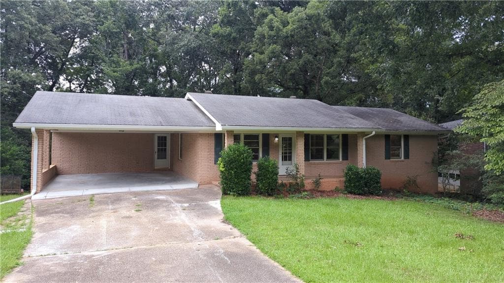 3 bedroom, 2 bathroom, 1,504 sq ft single family residence sold at 5666 Woodland Drive, Douglasville, GA 30135