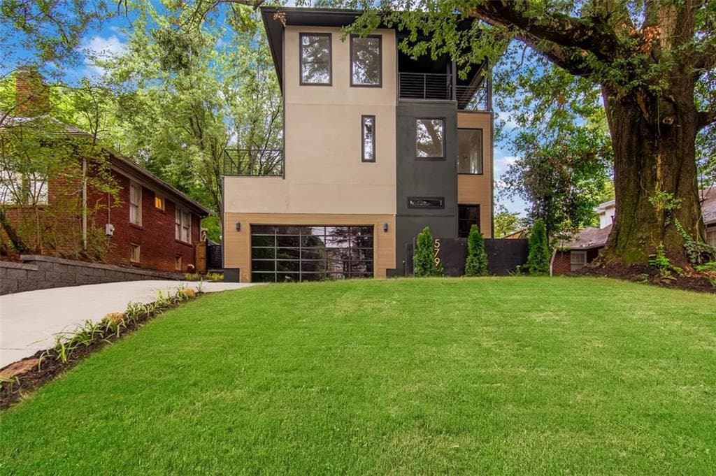 4 bedroom, 4 bathroom, 5,283 sq ft single family residence sold at 579 Amsterdam Avenue, Atlanta, GA 30306