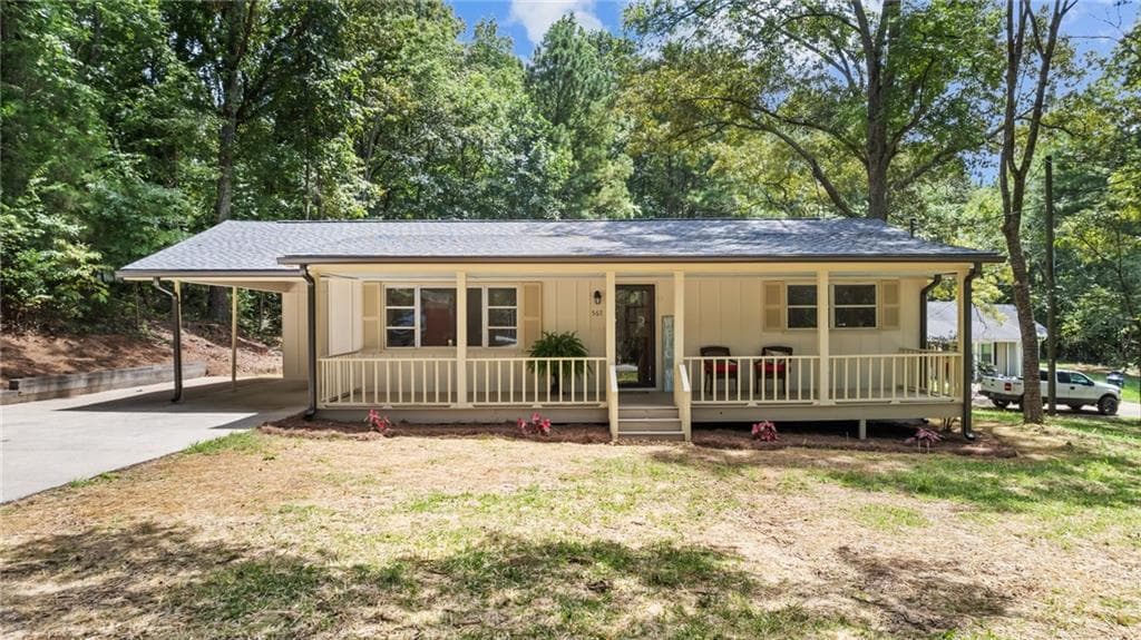 2 bedroom, 1 bathroom single family residence sold at 567 Donahoo Road, Silver Creek, GA 30173
