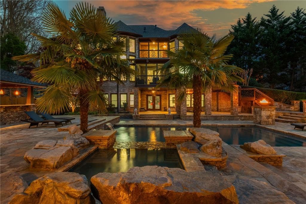 6 bedroom, 6 bathroom, 7,759 sq ft single family residence sold at 2461 Oak Grove Estates, Atlanta, GA 30345