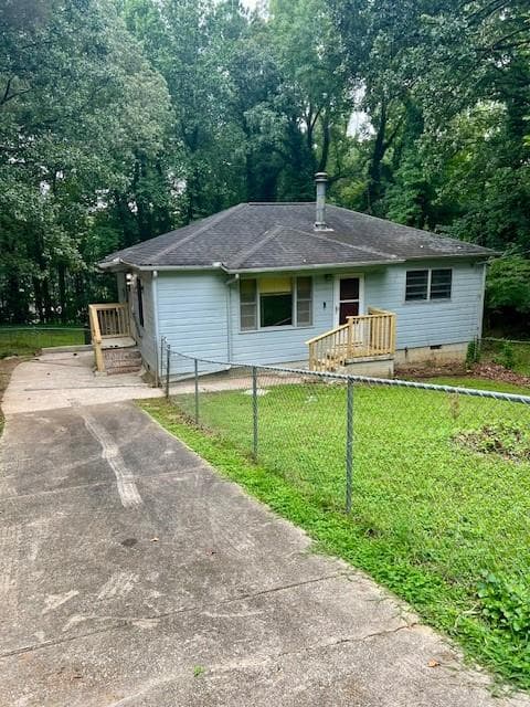 2 bedroom, 1 bathroom single family residence under contract at 660 Hickory + 3 contiguous lot parcels Trail, Mableton, GA 30126 — photo 3