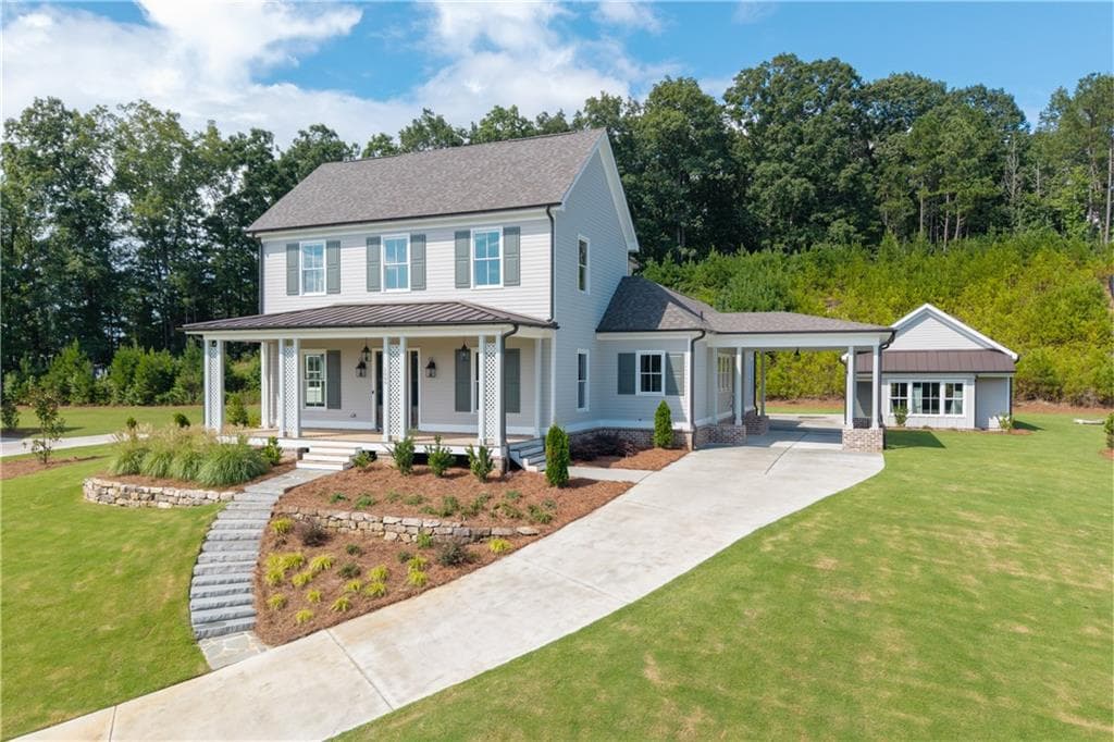 5 bedroom, 4 bathroom, 3,951 sq ft single family residence for sale at 1009 Crossroads Trail, Milton, GA 30004