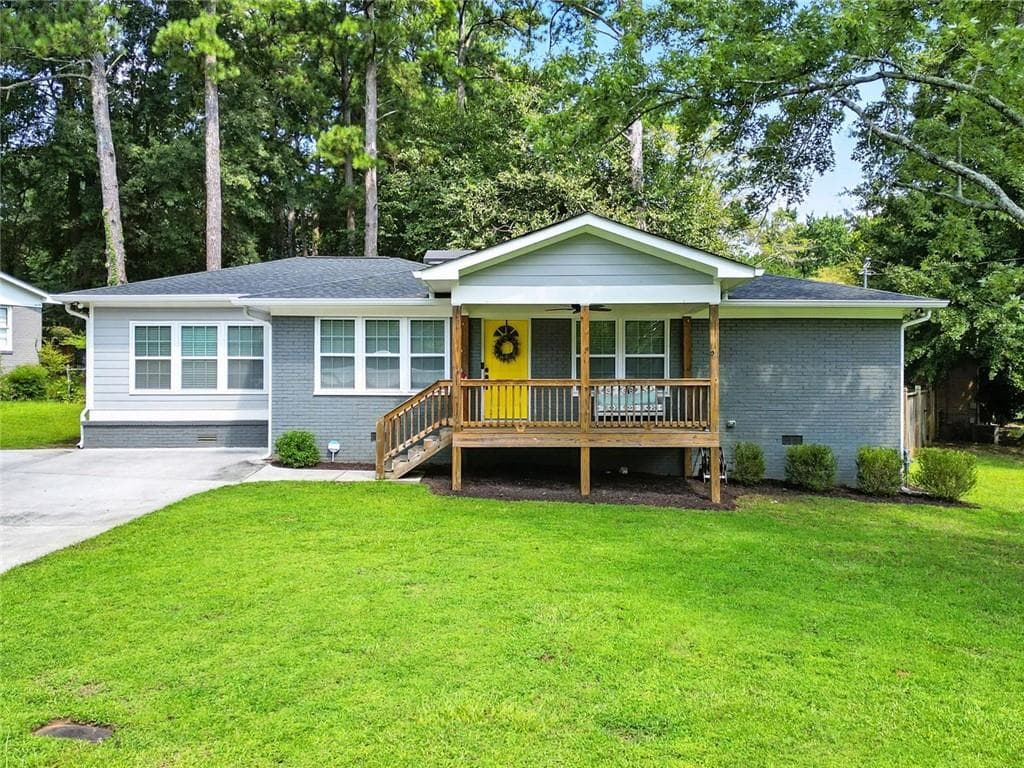 3 bedroom, 3 bathroom, 1,526 sq ft single family residence sold at 691 Burbank Drive, Smyrna, GA 30080