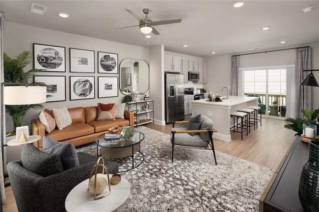 1 bedroom, 2 bathroom, 1,048 sq ft townhouse for rent at 3960 Redan Road A1, Stone Mountain, GA 30083 for $2,061 a month — photo 2