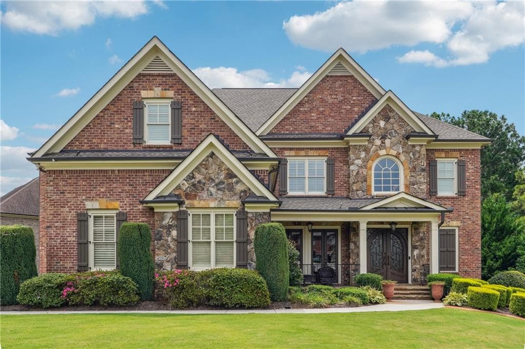 5 bedroom, 6 bathroom, 5,100 sq ft single family residence sold at 2450 WEBER HEIGHTS Way, Buford, GA 30519