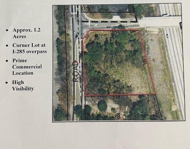 unimproved land for sale at 2827 Henderson Mill Road, Atlanta, GA 30341 — photo 2