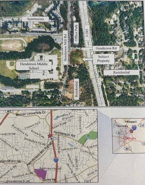 unimproved land for sale at 2827 Henderson Mill Road, Atlanta, GA 30341 — photo 3