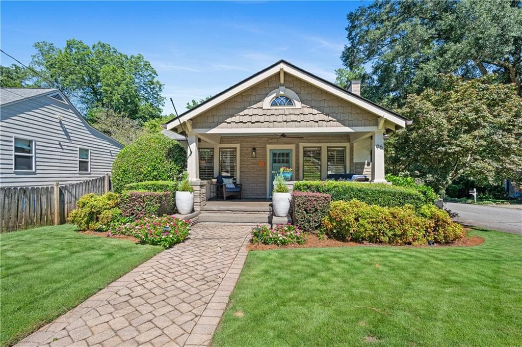 3 bedroom, 2 bathroom, 1,392 sq ft single family residence sold at 96 Lakeview Drive, Atlanta, GA 30317