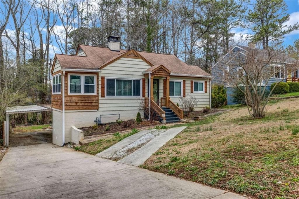 4 bedroom, 3 bathroom, 1,520 sq ft single family residence sold at 1747 Parkhill Drive, Decatur, GA 30032