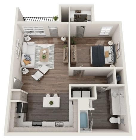 2 bedroom, 2 bathroom, 1,209 sq ft apartment for rent at 2080 One White Oak Lane 4202, Cumming, GA 30041 for $1,940 a month