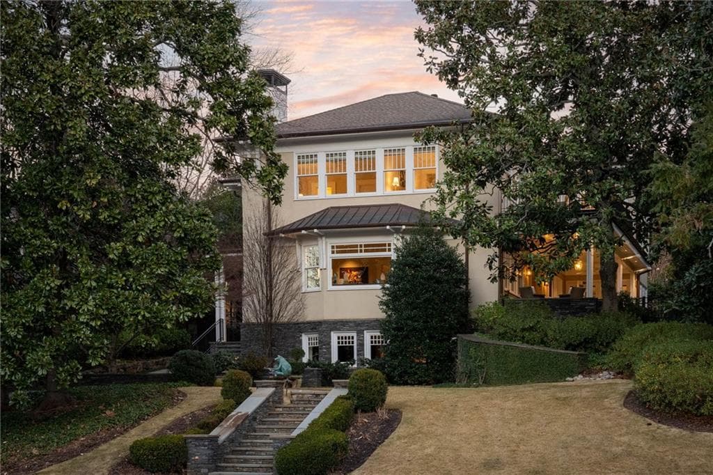 5 bedroom, 6 bathroom, 7,803 sq ft single family residence sold at 81 Peachtree Circle, Atlanta, GA 30309