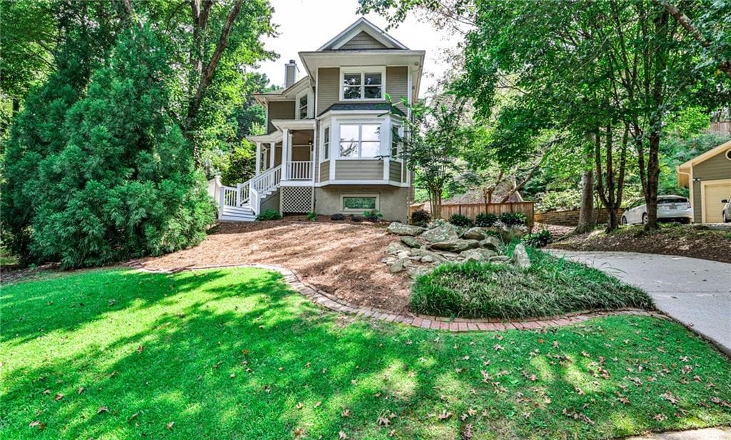 4 bedroom, 4 bathroom, 2,697 sq ft single family residence sold at 330 Lake Claire Court, Atlanta, GA 30307