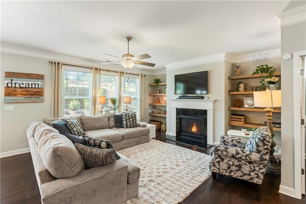 3 bedroom, 3 bathroom, 1,913 sq ft single family residence sold at 528 Mansell Street, Marietta, GA 30008