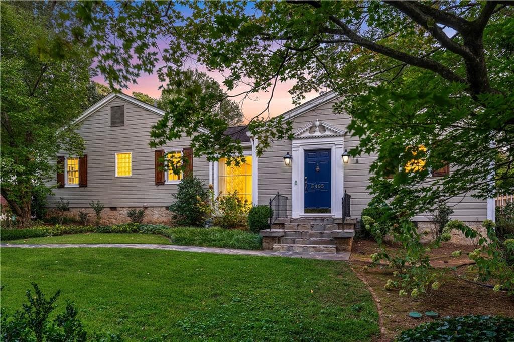 4 bedroom, 3 bathroom, 2,329 sq ft single family residence sold at 3495 Habersham Road, Atlanta, GA 30305