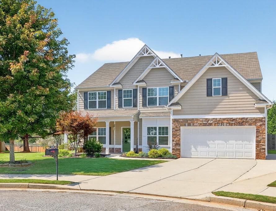 5 bedroom, 3 bathroom, 3,292 sq ft single family residence sold at 1329 Old Glory Court, Hoschton, GA 30548