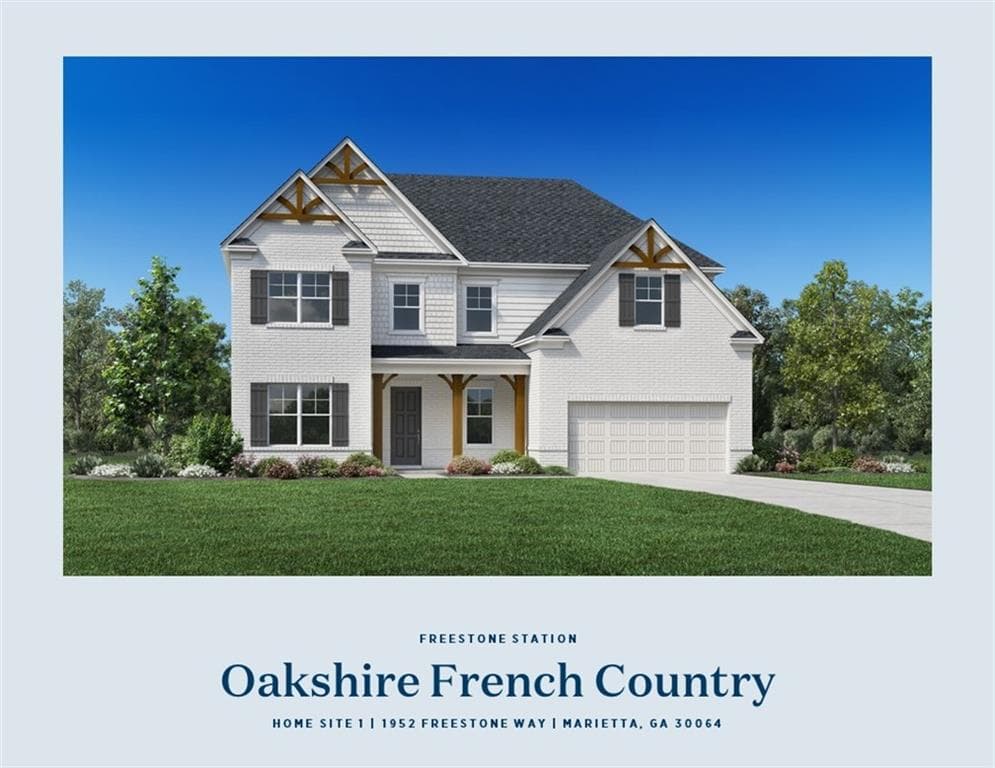 5 bedroom, 4 bathroom, 3,249 sq ft single family residence sold at 1952 Freestone Way, Marietta, GA 30064
