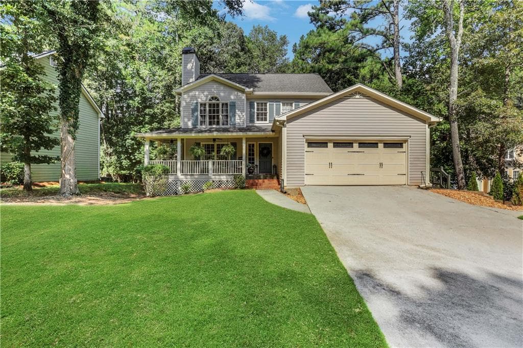 4 bedroom, 3 bathroom, 2,494 sq ft single family residence sold at 1307 Cobblestone Lane, Woodstock, GA 30189
