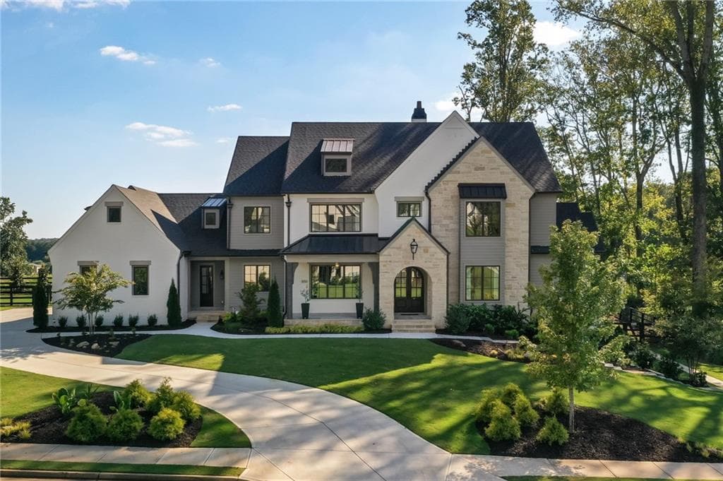 7 bedroom, 8 bathroom, 9,489 sq ft single family residence for sale at 1050 Little River Lane, Milton, GA 30004