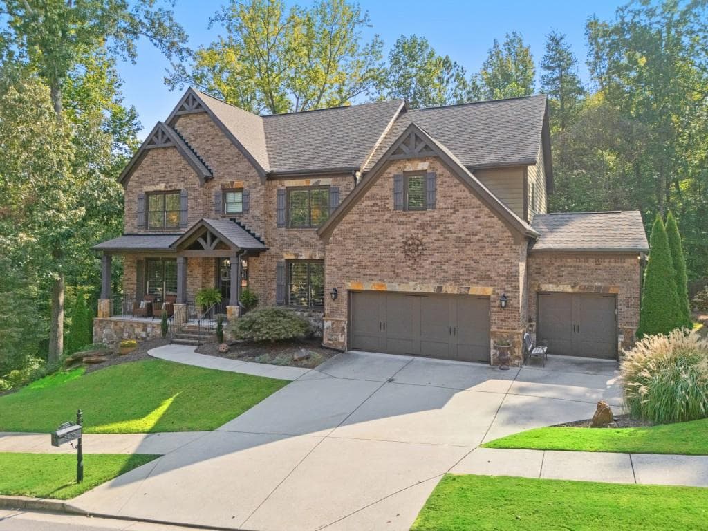 5 bedroom, 4 bathroom, 3,816 sq ft single family residence sold at 1351 Ashbury Park, Hoschton, GA 30548