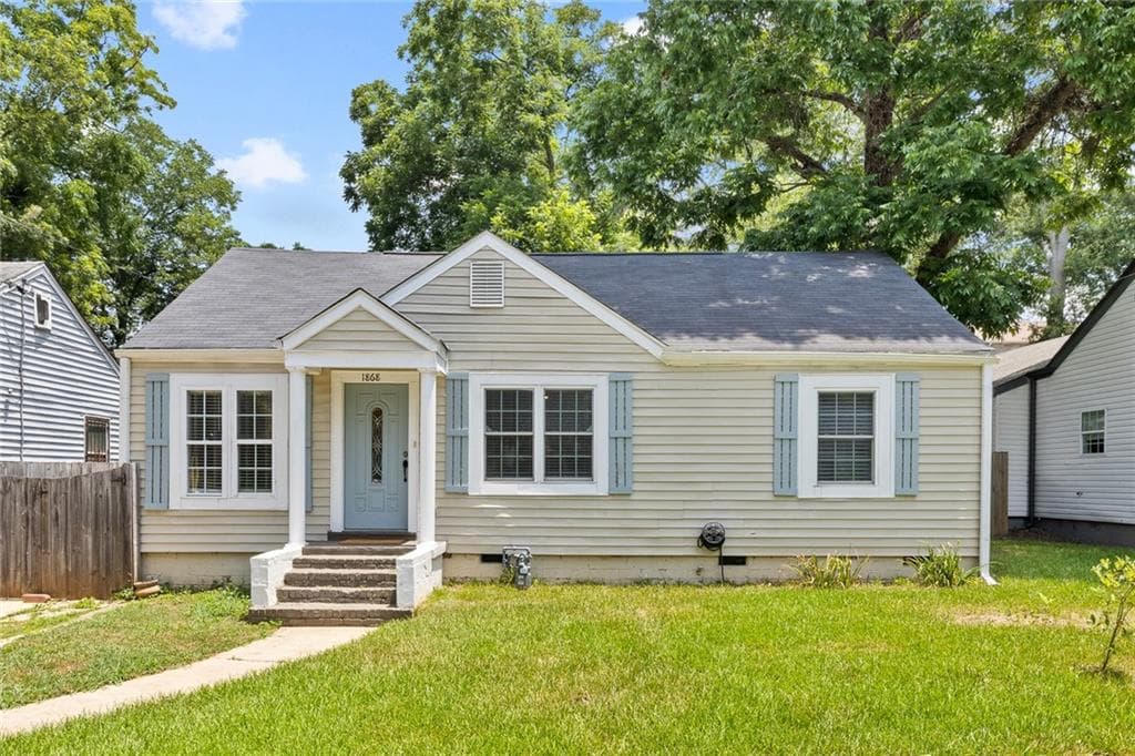 3 bedroom, 2 bathroom, 1,142 sq ft single family residence sold at 1868 Cannon Street, Decatur, GA 30032
