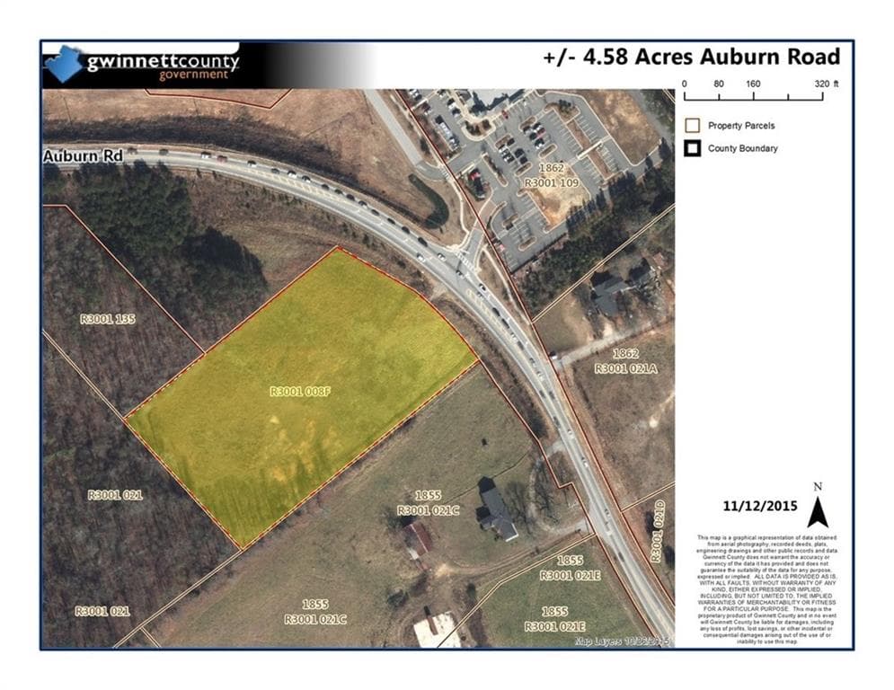 unimproved land for sale at 000 Hog Mountain Church Road And Auburn Road, Dacula, GA 30019
