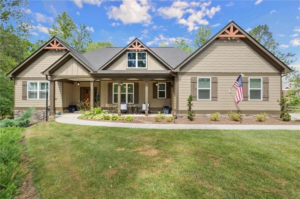 4 bedroom, 3 bathroom, 4,608 sq ft single family residence under contract at 4635 Yellow Creek Road, Ball Ground, GA 30107