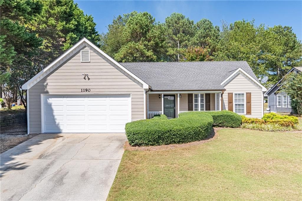 3 bedroom, 2 bathroom, 1,174 sq ft single family residence sold at 1190 Mercury Drive, Lawrenceville, GA 30045