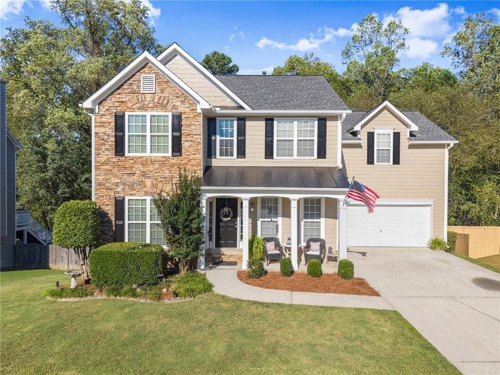 4 bedroom, 3 bathroom, 2,813 sq ft single family residence sold at 883 Cork Oak Lane, Lawrenceville, GA 30045