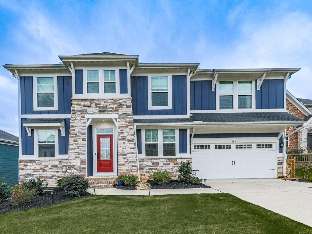 5 bedroom, 4 bathroom, 4,050 sq ft single family residence sold at 186 Greenbrier Way, Canton, GA 30114