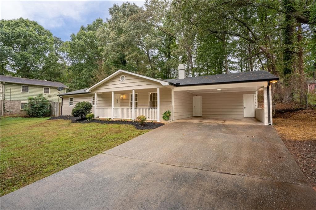3 bedroom, 2 bathroom, 1,263 sq ft single family residence sold at 173 Jousters Lane, Lawrenceville, GA 30044