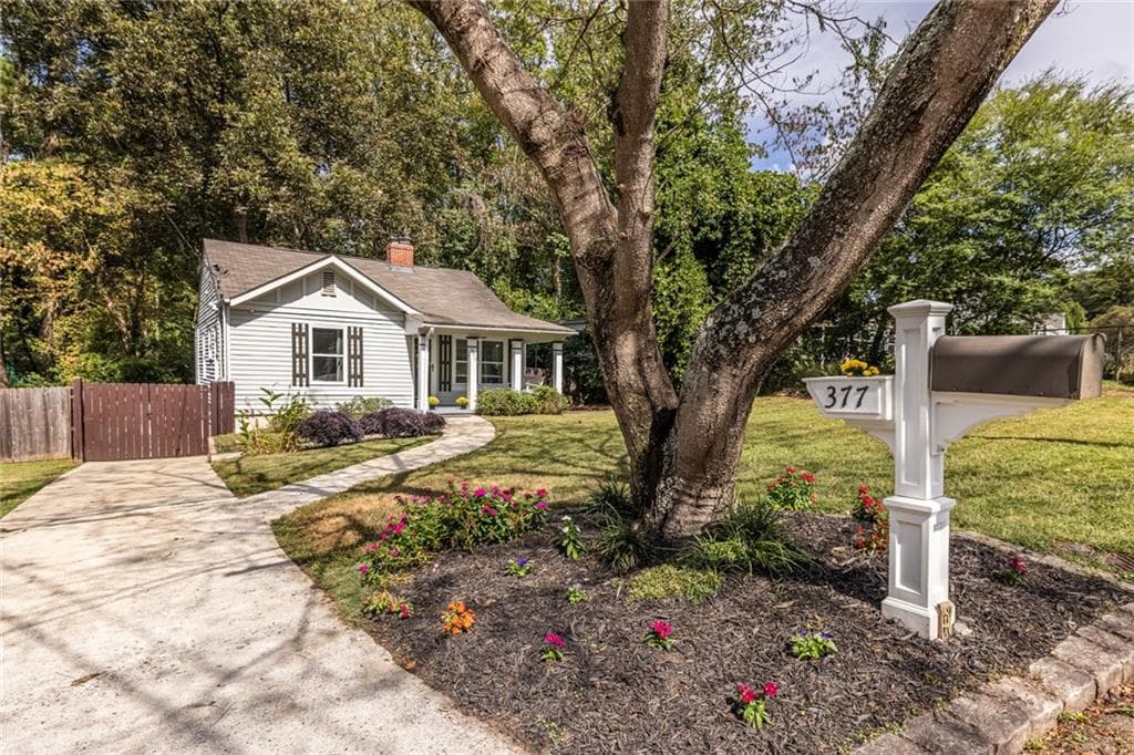 3 bedroom, 2 bathroom, 1,241 sq ft single family residence sold at 377 Eleanor Street, Atlanta, GA 30317