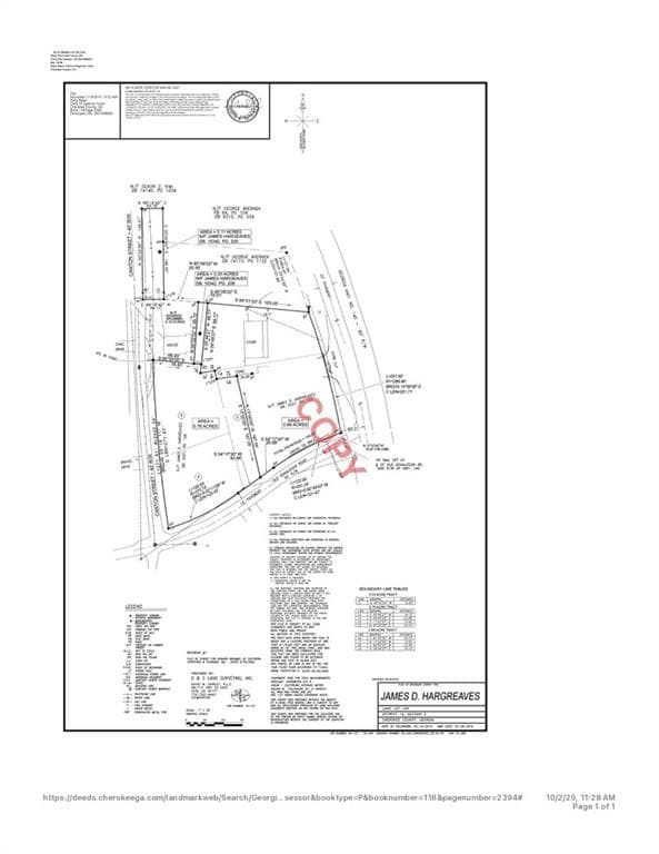 unimproved land for sale at 791 Waleska Road, Canton, GA 30114 — photo 2