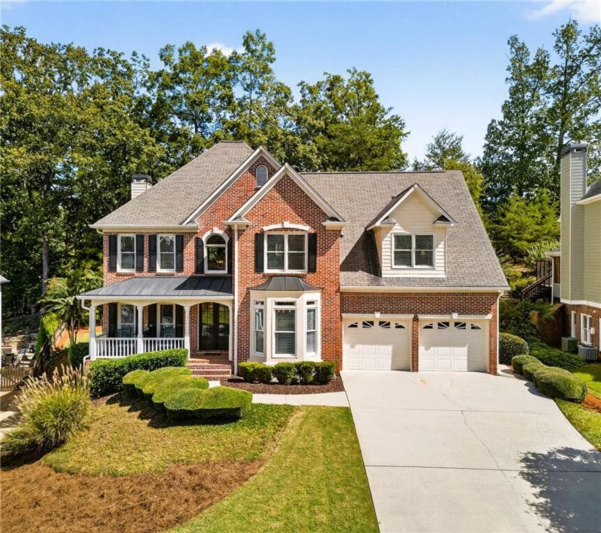 5 bedroom, 4 bathroom, 4,010 sq ft single family residence sold at 3669 Outlook Court, Marietta, GA 30066