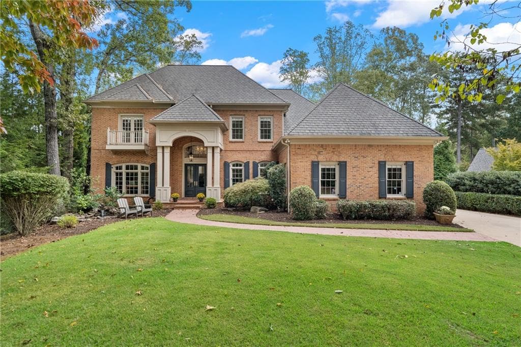 5 bedroom, 5 bathroom, 7,015 sq ft single family residence sold at 9295 Chandler Bluff, Alpharetta, GA 30022