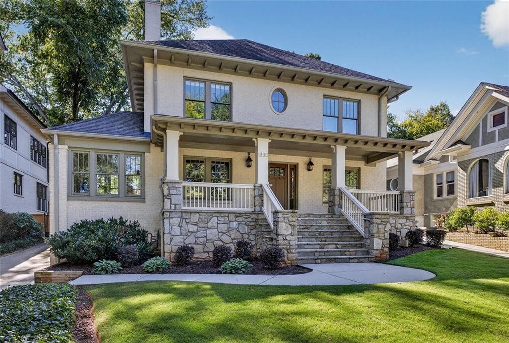 6 bedroom, 5 bathroom, 3,879 sq ft single family residence sold at 1330 Lanier Boulevard, Atlanta, GA 30306