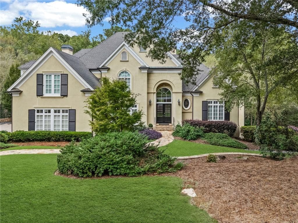 5 bedroom, 5 bathroom, 6,459 sq ft single family residence sold at 1655 Misty Oaks Drive, Atlanta, GA 30350