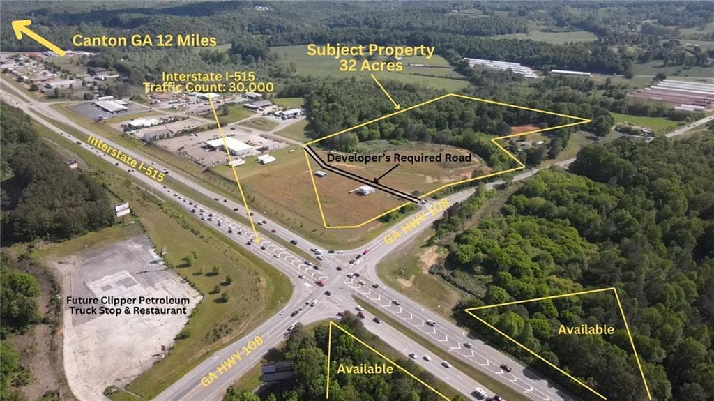 unimproved land for sale at 0 Waleska Highway, Jasper, GA 30143