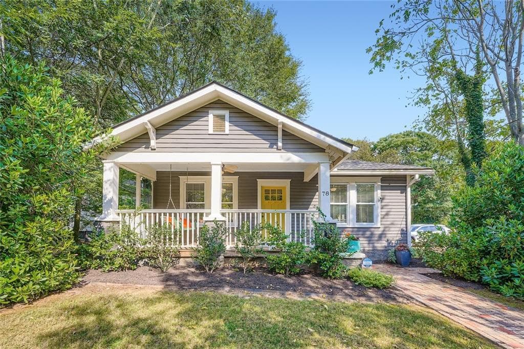 3 bedroom, 2 bathroom, 1,536 sq ft single family residence sold at 78 Whitefoord Avenue SE, Atlanta, GA 30317